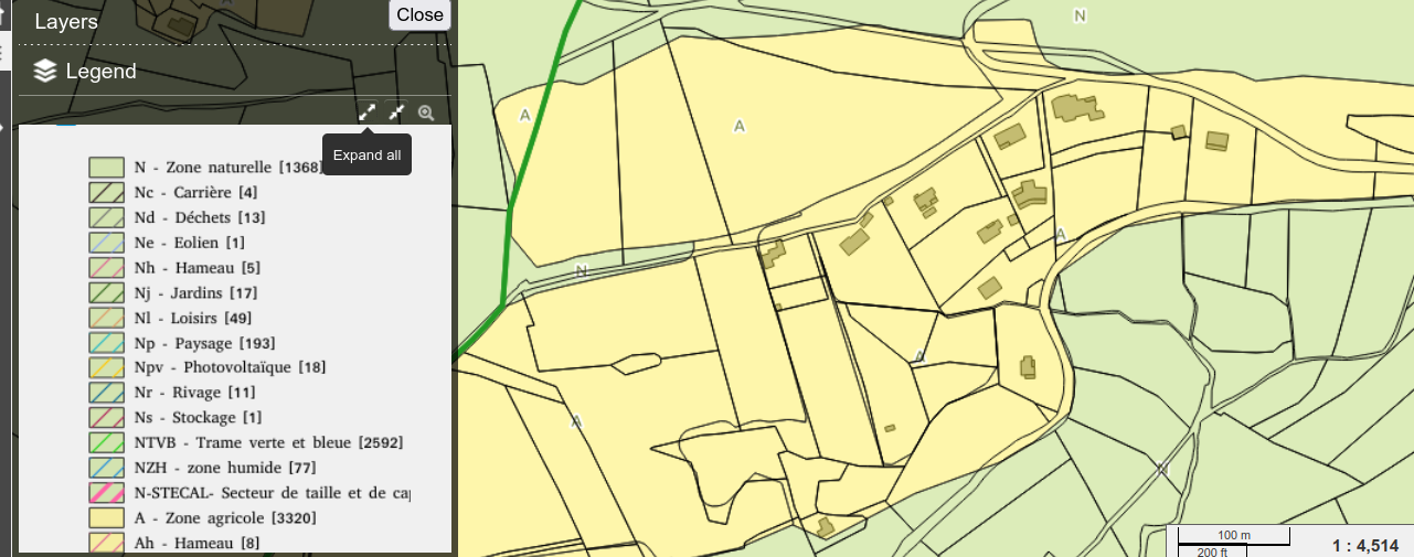 Soumont – Le projet de PLUi sur le secteur de Fignols prévoit de classer une zone construite (hameau relativement dense) en future zone agricole
